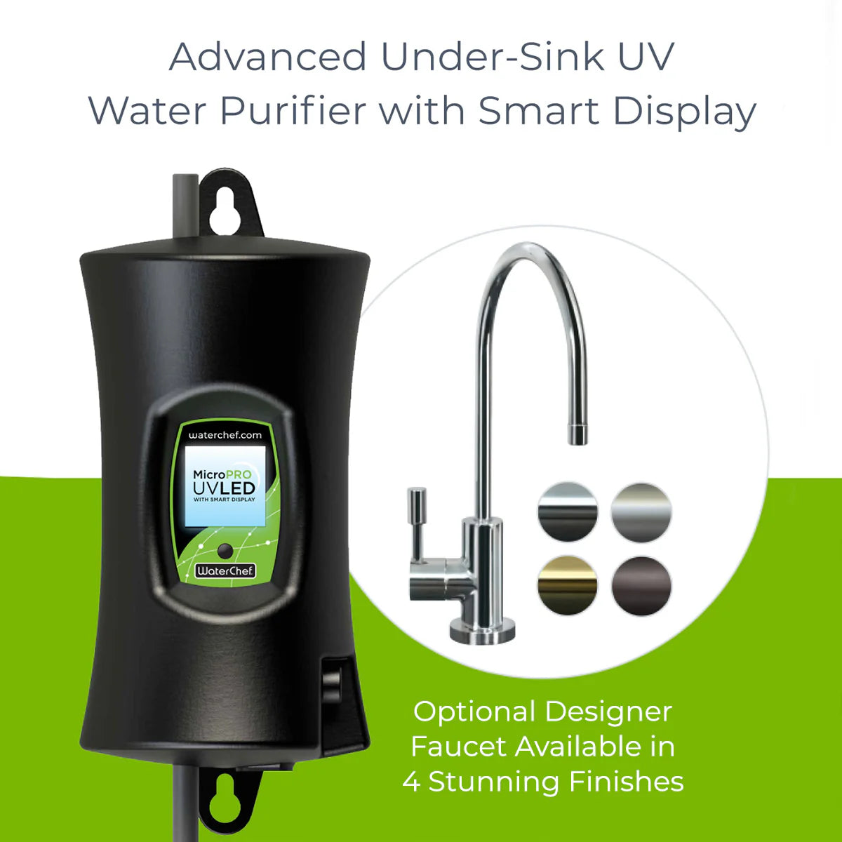 FLOWFRESH™ Reverse Osmosis System + UV LED Under-Sink Water Purifier System With Smart Display